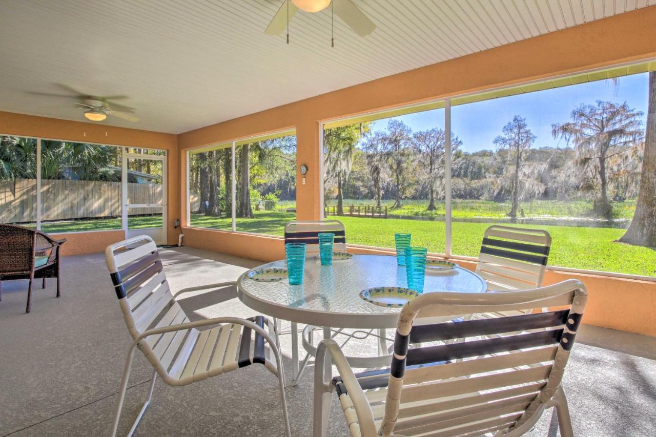 Rainbow River Oasis With Kayaks And Furnished Sunroom! Dunnellon Exterior foto